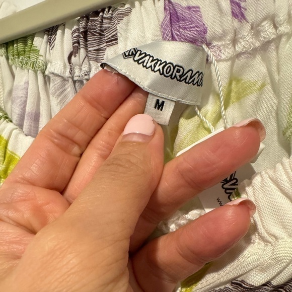 Vakkorama multicolored off shoulder top size medium NWT - Picture 3 of 7